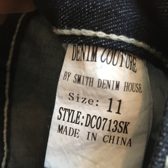 Denim Couture Embellished Jeans - Picture 5 of 5